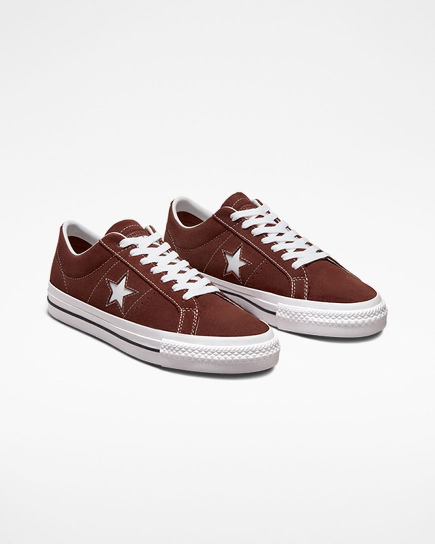 Dámské Skate Boty Converse One Star Pro Červené Bílé Černé | CZ IDNO52